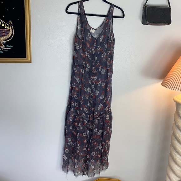 Free People Dresses & Skirts - Free People Sheer Floral Dress